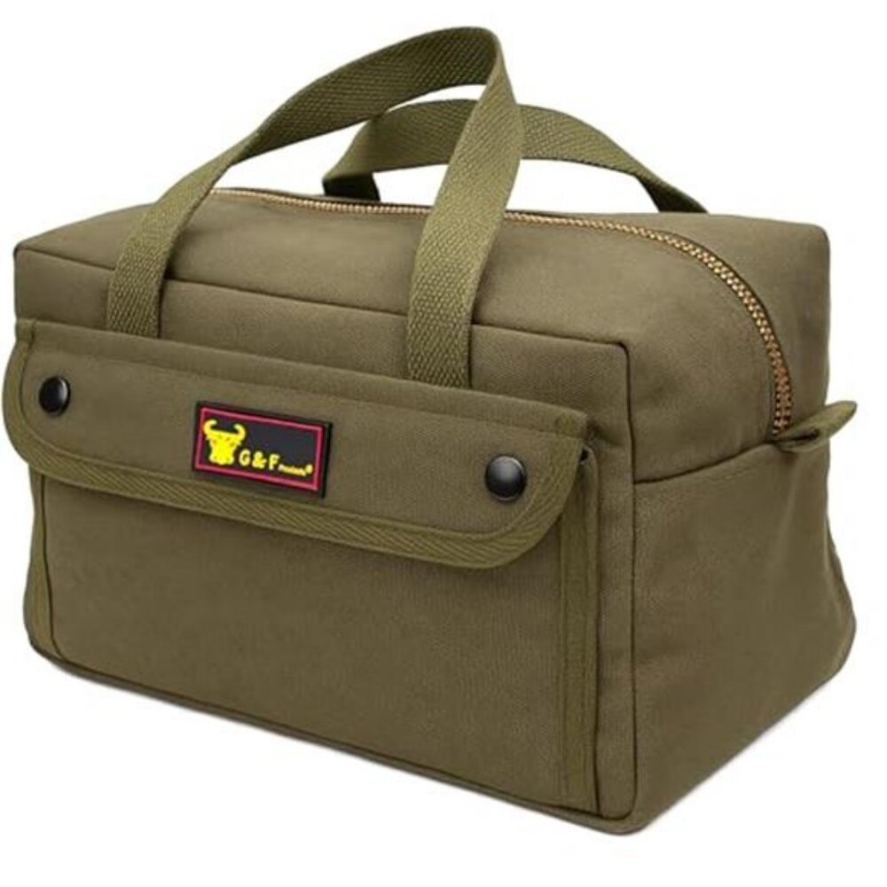 Canvas All Purpose Military Style Duffle Bag, Water-Resistant, Adjustable